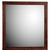 Strasser Woodenworks 30" Framed Mirror with Rounded Edge in Dark Alder