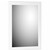 Strasser Woodenworks 24" Framed Mirror with Rounded Edge in Satin White