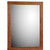 Strasser Woodenworks 24" Framed Mirror with Rounded Edge in Medium Alder