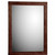Strasser Woodenworks 24" Framed Mirror with Rounded Edge in Dark Alder