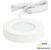 Task Lighting illumaLED™ Pearl Series 2-3/4" Diameter White Puck Light with Frosted and Diamond Lens, Daylight White 5000k, 2-3/4" Diameter x 5/8" H