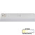 Task Lighting DV Series 10-1/2'' Length 200 Lumen Direct Voltage Lighted Power Strip, White Finish, White Receptacles, 2700K Warm White, Front Product View