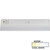 Task Lighting DV Series 10-1/2'' Length 200 Lumen Direct Voltage Lighted Power Strip, White Finish, White Receptacles, 4000K Cool White, Front Product View