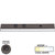 Task Lighting DV Series 18-1/2'' Length 600 Lumen Direct Voltage Lighted Power Strip, Bronze Finish, Black Receptacles, 4000K Cool White, Front Product View