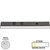 Task Lighting DV Series 18-1/2'' Length 600 Lumen Direct Voltage Lighted Power Strip, White Finish, White Receptacles, 2700K Warm White, Front Product View