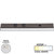 Task Lighting DV Series 18-1/2'' Length 600 Lumen Direct Voltage Lighted Power Strip, White Finish, White Receptacles, 4000K Cool White, Front Product View