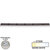 Task Lighting DV Series 36-1/2'' Length 1200 Lumen Direct Voltage Lighted Power Strip, Satin Nickel Finish, Grey Receptacles, 2700K Warm White, Front Product View