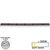 Task Lighting DV Series 36-1/2'' Length 1200 Lumen Direct Voltage Lighted Power Strip, Satin Nickel Finish, Grey Receptacles, 3000K Soft White, Front Product View