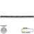 Task Lighting DV Series 36-1/2'' Length 1200 Lumen Direct Voltage Lighted Power Strip, Satin Nickel Finish, Grey Receptacles, 4000K Cool White, Front Product View