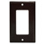 Task Lighting Decora Style Wall Plate, Brown, 2-1/2" W x 4-1/2" H