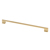 Topex Thin Square Pull Handle in Matte Brass