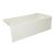 Valley Acrylic OVO 66" W x 30" D Biscuit Acrylic Bathtub with Decorative Integral Skirt, Right Hand Drain, 66" W x 30" D x 20" H