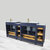 Vanity Art Brescia 84'' Double Sink Bathroom Vanity Set with 2x Ceramic Vanity Tops, Soft Closing Doors and Drawers, 2x Side Cabinet, 2x Undermount Rectangle Sinks and 2x Mirrors, 84'' Blue Back View