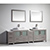 96 Inch Double Sink Bathroom Vanity Set