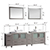 96 Inch Double Sink Bathroom Vanity Set
