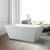 59" Trapezoid Design Freestanding Bathtub