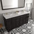 Virtu USA Talisa 72" Double Bath Vanity in Espresso with Cultured Marble Quartz Top, (2x) Round Sinks and (2x) Brushed Nickel Faucets with Matching Mirror, 72" W x 22" D x 36-11/16" H