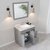 Virtu USA Elise 36" Single Bath Vanity in Espresso with Calacatta Quartz Quartz Top, Square Sink and Polished Chrome Faucet with Matching Mirror, 36" W x 22" D x 36-11/16" H
