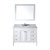 Virtu USA Tiffany 48" Single Bathroom Vanity Cabinet Set