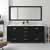 Espresso, Dazzle White Quartz, Round Sinks