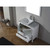 Virtu USA Dior 32" Single Sink Bathroom Vanity Set