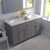 Cashmere Grey, Cultured Marble Quartz Top with Round Sinks