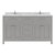Cashmere Grey, Cultured Marble Quartz Top with Square Sinks