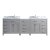 93" Vanity Cashmere Grey w/ Top, Round Sinks Product View