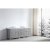 93" Vanity Cashmere Grey w/ Top, Square Sinks View 2