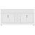 Virtu USA Victoria 72" Double Bathroom Vanity, White, Cabinet Only, 71-1/5" W x 21-7/10" D x 34-1/10" H