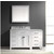 Virtu USA Caroline Parkway 57" Single Bathroom Vanity Cabinet Set