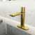 Vigo Matte Gold Faucet with Deck Plate Lifestyle View