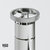 Vigo Cass Pinnacle Collection Brushed Nickel Round Handle View