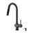 Matte Black Faucet with Soap Dispenser - Product View