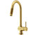 Vigo Gramercy Kitchen Faucet with Touchless Sensor in Matte Brushed Gold