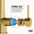Vigo Kitchen Faucet with Touchless Sensor in Matte Brushed Gold, Eternal Seal Info
