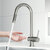 Vigo Kitchen Faucet with Touchless Sensor in Stainless Steel, Installed View