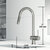 Vigo Kitchen Faucet with Touchless Sensor in Stainless Steel, Dimensions