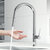 Vigo Touchless Pull-Down Kitchen Faucet with Smart Sensor in Chrome, Installed View
