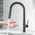 Vigo Touchless Pull-Down Kitchen Faucet with Smart Sensor in Matte Black, Installed View