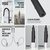 Vigo Touchless Pull-Down Kitchen Faucet with Smart Sensor in Matte Black, Design in NY