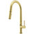 Vigo Greenwich Touchless Pull-Down Kitchen Faucet with Smart Sensor in Matte Brushed Gold