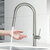 Vigo Touchless Pull-Down Kitchen Faucet with Smart Sensor in Stainless Steel, Installed View