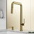 Vigo Parsons Collection Matte Brushed Gold Parsons Pull-Down Faucet w/ Soap Dispenser