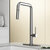Vigo Parsons Collection Stainless Steel Parsons Pull-Down Faucet w/ Deck Plate