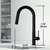 Vigo Hart Hexad Collection Pull-Down Kitchen Faucet in Matte Black Dimensions