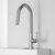 Vigo Hart Hexad Collection Stainless Steel Pull-Down Faucet w/ Deck Plate