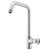 Vigo Cass Industrial Single Handle Kitchen Bar Faucet in Stainless Steel