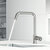 Vigo Single Handle Kitchen Bar Faucet in Stainless Steel, Installed On View