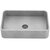 Vigo 21'' Cadman Modern Gray Concreto Stone Rectangular Fluted Bathroom Vessel Sink